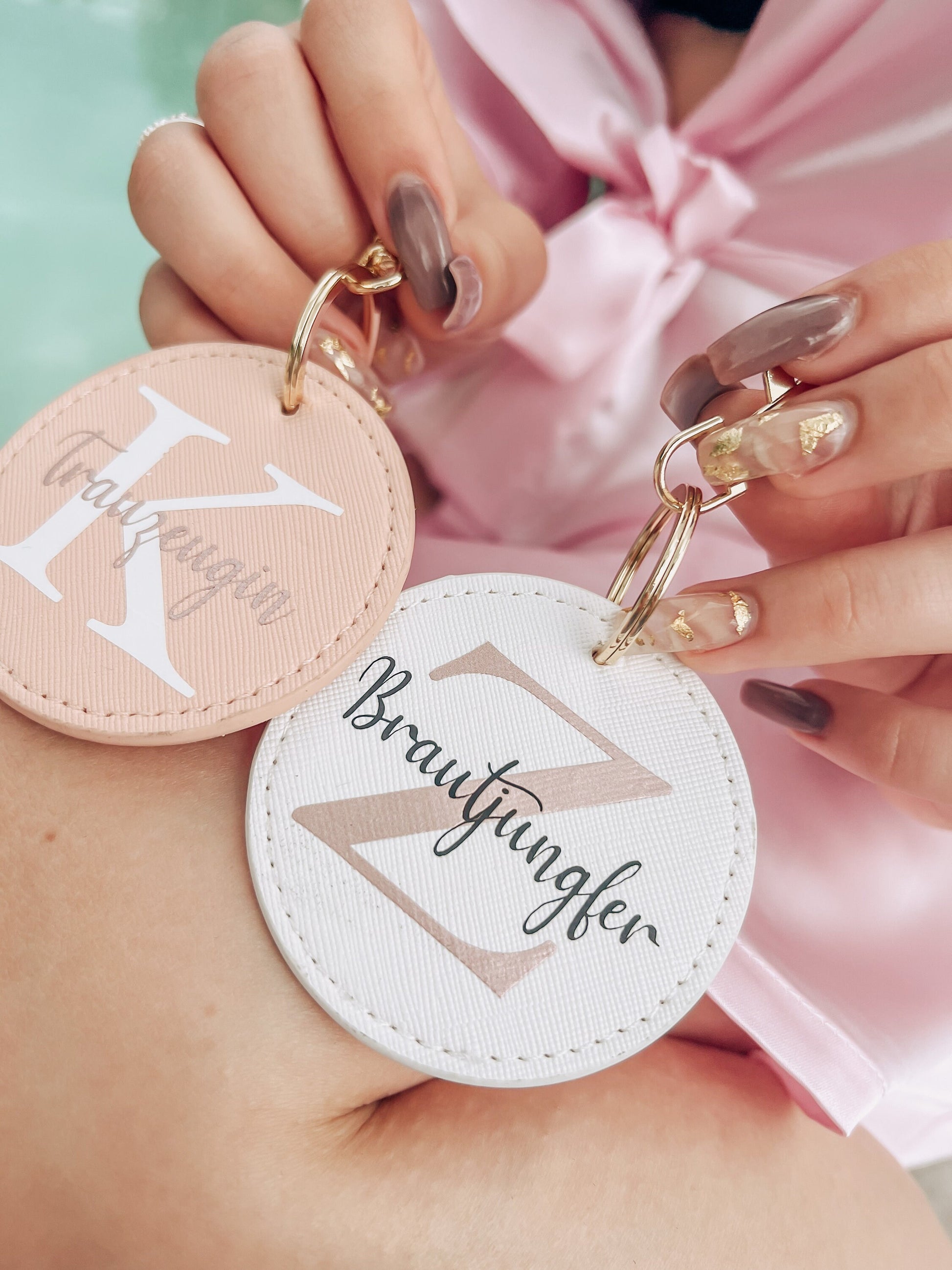 Schlüsselanhänger Geschenk Brautjungfer Trauzeugin Jga Deko Personalisiert Geschenk