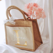 Personalisierte Jutetasche | Team Braut | Schwester | Mutter | Trauzeugin | Beste Freundin | JGA Deko | Brautjungfer