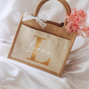Personalisierte Jutetasche | Team Braut | Schwester | Mutter | Trauzeugin | Beste Freundin | JGA Deko | Brautjungfer
