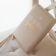 Personalisierter Travelorganizer - Reiseunterlagen - Hochzeitsgeschenk - Brautpaar Geschenk - Urlaub Passhülle - Flitterwochen