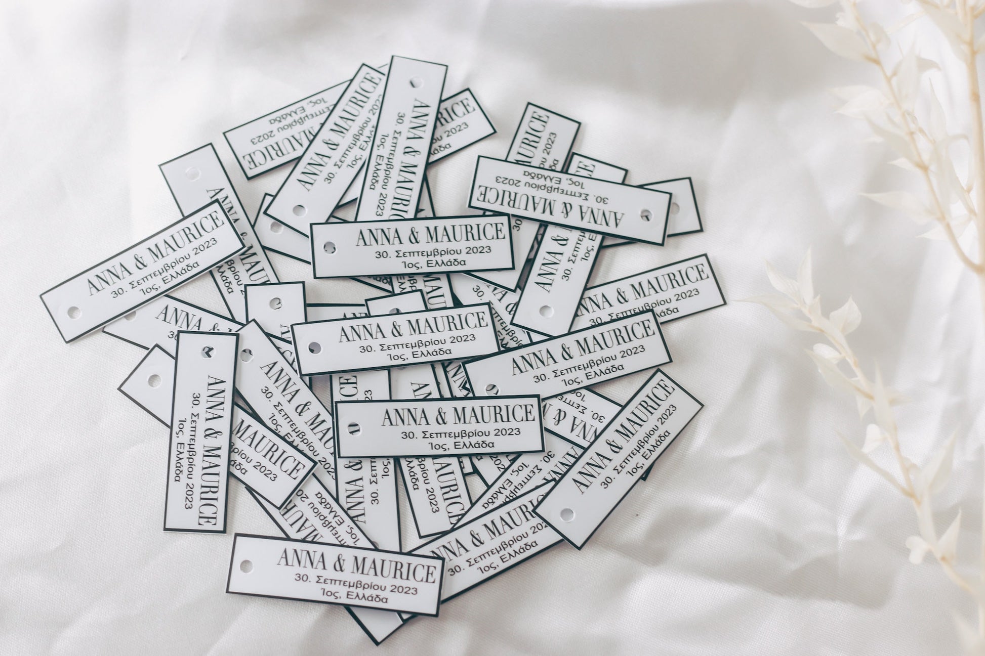 Personalisierte Etiketten für Gastgeschenke oder Einladungskarten, Hochzeit, Taufe, Geburtstag, Sözümüz Söz, Verlobung