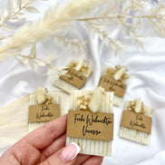Gastgeschenk Weihnachten Lavendelseife mit Trockenblumen und Wunschaufschrift Seifengeschenk Werbegeschenk Firmenfeier Wichtelgeschenk