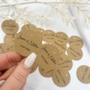 Personalisierte Etiketten für Gastgeschenke, Hochzeit, Taufe, Geburtstag, Sözümüz Söz, Verlobung