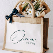Geschenk Oma - Tasche Oma ist die beste - Beste Oma - Großeltern - Geburtstag - Muttertag
