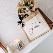 Personalisierte Jutetasche | Team Braut | Schwester | Mutter | Trauzeugin | Beste Freundin | JGA Deko | Brautjungfer