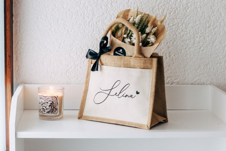 Personalisierte Jutetasche | Team Braut | Schwester | Mutter | Trauzeugin | Beste Freundin | JGA Deko | Brautjungfer