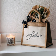 Personalisierte Jutetasche | Team Braut | Schwester | Mutter | Trauzeugin | Beste Freundin | JGA Deko | Brautjungfer