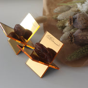 Dattelhalter in Gold mit Gravur Ramadan - Iftar - Ramadan Dekoration - Bayram Eid - Bismillahirrahmanirrahim