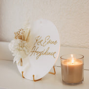 Türschild Brautabholung - Türkische Hochzeit - Kiz Evine Hosgeldiniz - Kiz Evi Naz Evi - Acrylschild mit Acrylschrift - Edel - Luxuriös